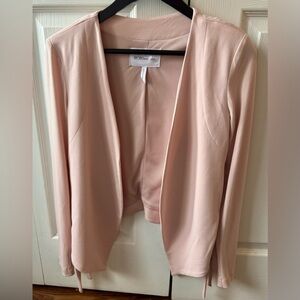BCBGeneration Pink Blazer with Waterfall Lapel (XS)